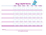 butterfly behavior chart